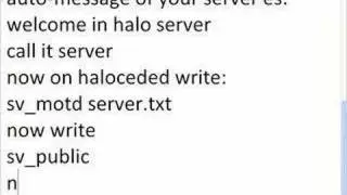 Halo Custom Edition- Create a complete dedicated server.