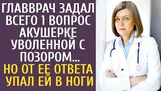 Главврач задал всего 1 вопрос акушерке уволенной с позором… Но от её ответа упал ей в ноги