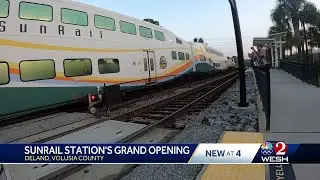 Deland Sunrail station holds grand opening, service starts Aug. 12