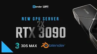 Test 3Ds Max & V-Ray, Blender & Cycles with GPU 2 x RTX 3090 | iRender Cloud Rendering