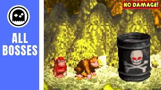 Donkey Kong Country (GBA) - All Bosses - (No Damage)