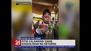 Pitik-calamansi game, kinagiliwan ng netizens