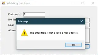 C# Tutorial - TextBox Validation in C# Windows Application | FoxLearn