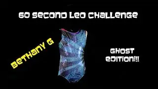 60 Second Gymnastics Leo Challenge | Halloween Ghost Edition | Bethany G