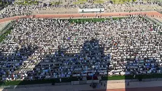 من الأجواء.. ناظوربريس تنقل لكم أجواء صلاة عيد الفطر المبارك من مصلى الشبيبة