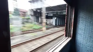 11019 Konark Express flat 100kmph action with LHB tracksounds in Mumbai suburbs !! LGD WAP7