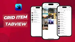 Build a Grid Item View and Custom Tab View in SwiftUI like Instagram and Facebook on IOS 17.0