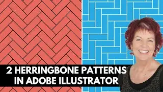 Illustrator Herringbone Patterns - Vertical & Angled Designs