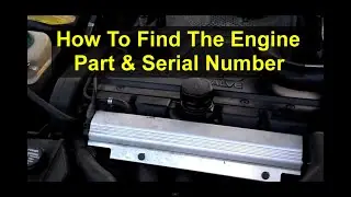 How to locate or find the engine serial and part number on your Volvo car or truck. - REMIX