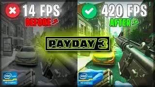 Payday 3: *SECRET* SETTINGS for DOUBLE FPS & PERFORMANCE on ANY PC!