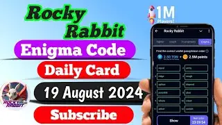 Rocky Rabbit Enigma reward | Rocket Rabbit Combo | Rocky Rabbit Enigma New Features Solve 19 August