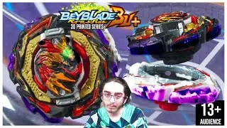 ULTIMATE PROJECTILE NEW Violent Diabolos Beyblade Burst BU+ 3D Printed Bey (13+ Content)