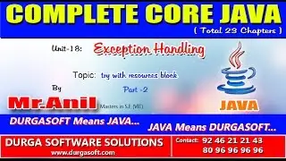 Core Java Exception Handling   try with resources block  Part - 2