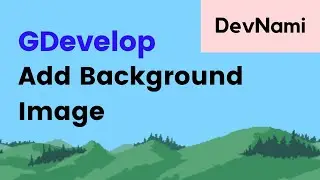 GDevelop - How to Add Background Image to Scene in GDevelop