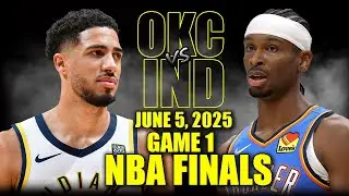 Oklahoma City Thunder vs Indiana Pacers Full Game 1 Highlights - June 5, 2025 | 2025 NBA Finals