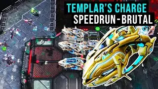 StarCraft 2 LotV Speedrun - Mission 14: Templar's Charge (Brutal)