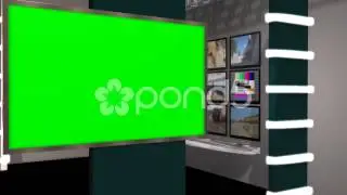 News Studio - Virtual Studio - Green Screen