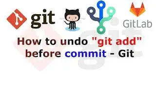 How to undo git add before commit - Git