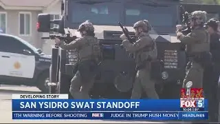 San Ysidro SWAT standoff ends in arrest after neighbor dispute turns to shooting