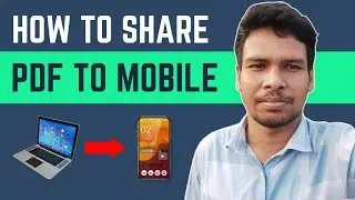 How To Share PDF File From Laptop To Mobile