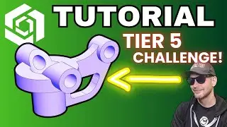 Onshape TUTORIAL - Step-By-Step - TIER 5 challenge - LATCH HINGE