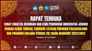 Yudisium Lulusan Program Pascasarjana dan Program Sarjana Periode VIII Tahun Akademik 2022/2023