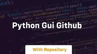 python gui github