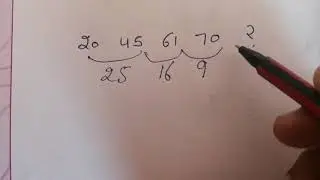 Number series problem solution