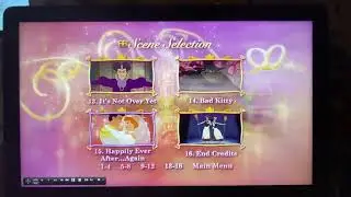 Cinderella III: A Twist In Time 2007 DVD Menu Walkthrough