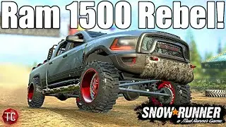 SnowRunner: NEW Ram 1500 REBEL! (TRX Engine!!)