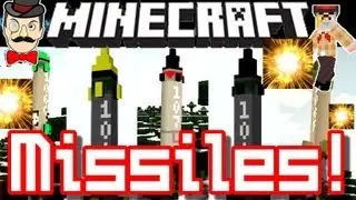 Minecraft MISSILES & ROCKETS ! ICBM Launcher Mod !