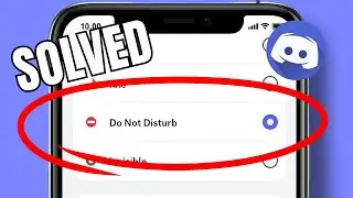 HOW TO CHANGE YOUR ONLINE STATUS TO NOT DISTURB ON DISCORD