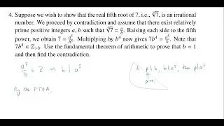 Irrationality and the Fundamental Theorem of Arithmetic