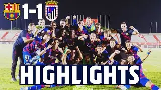 HIGHLIGHTS | Barça B defeat CD Badajoz on pens to reach play-off final!