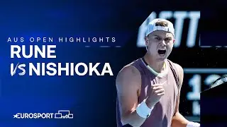 Challenge Navigated ✔️ | Holger Rune v Yoshihito Nishioka | Australian Open 2024 Highlights 🇦🇺