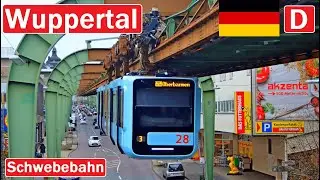 WUPPERTAL SUSPENSION RAILWAY / Wuppertal Schwebebahn 2023 [4K]