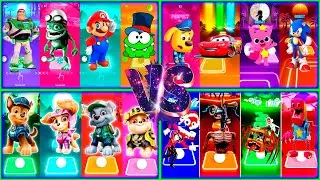 Tiles Hop EDM Rush:Talking Tom vs Sonic Prime vs Marvel’s Spidey vs PAW Patrol vs Skibi Toilet