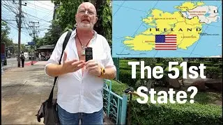 Why does Ireland have a land border with the U.S.A?