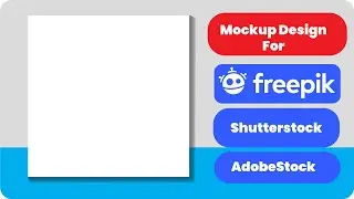 How To Make A Mockup For Freepik || How To Make A Mockup For Shutterstock | Shado Effect for Freepik
