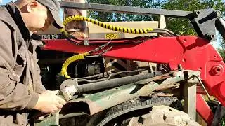 оторвало погрузчик пку на мтз
