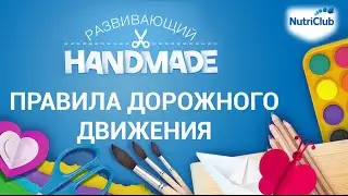 Изучаем правила дорожного движения. Развивающий handmade от NutriClub