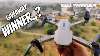 Who is lucky Winner ? Drone GIVEAWAY Winner Announcement 📢