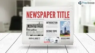 3D Newspaper - Prezi template