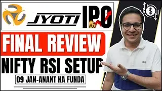 JYOTI CNC Automation IPO Final Review | RSI on Nifty and Bank Nifty analysis - 9/01/2024 |