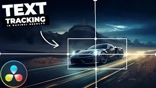 How To Track MOTION With TEXT In DaVinci Resolve