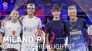 Milano Premier Padel P1: Highlights day 3 (men)
