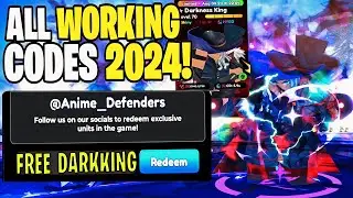 *NEW CODES* ALL NEW UPDATE CODES FOR ANIME DEFENDERS IN AUGUST 2024! ROBLOX ANIME DEFENDERS CODES