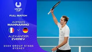 Adrian Mannarino v Alexander Zverev Full Match | United Cup 2024 Group D