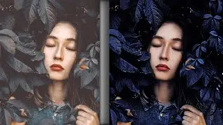 How To Edit DARK MOODY Color Grading Tones Effect in photoshop By || @Brightness40_Photography ||