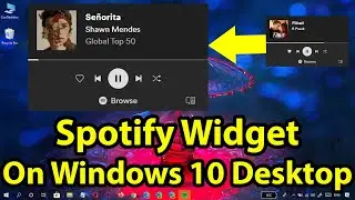 🎵Spotify Widget for Windows 10 || How to Enable Spotify Widget on Windows 10 Desktop🎶